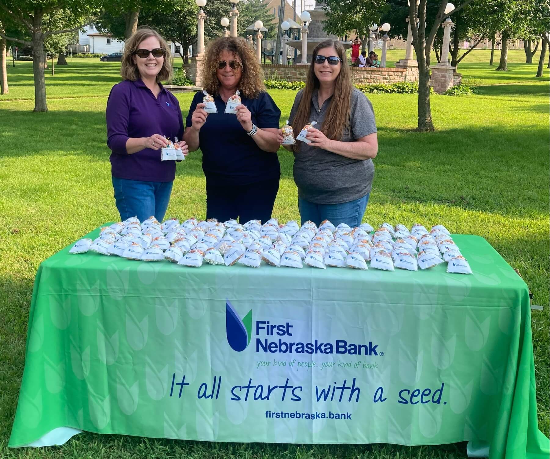 Our team had a great time at National Night Out in Emerson! We handed out “Happy Trails” back-to-school goody bags to the kids and enjoyed connecting with the community.
